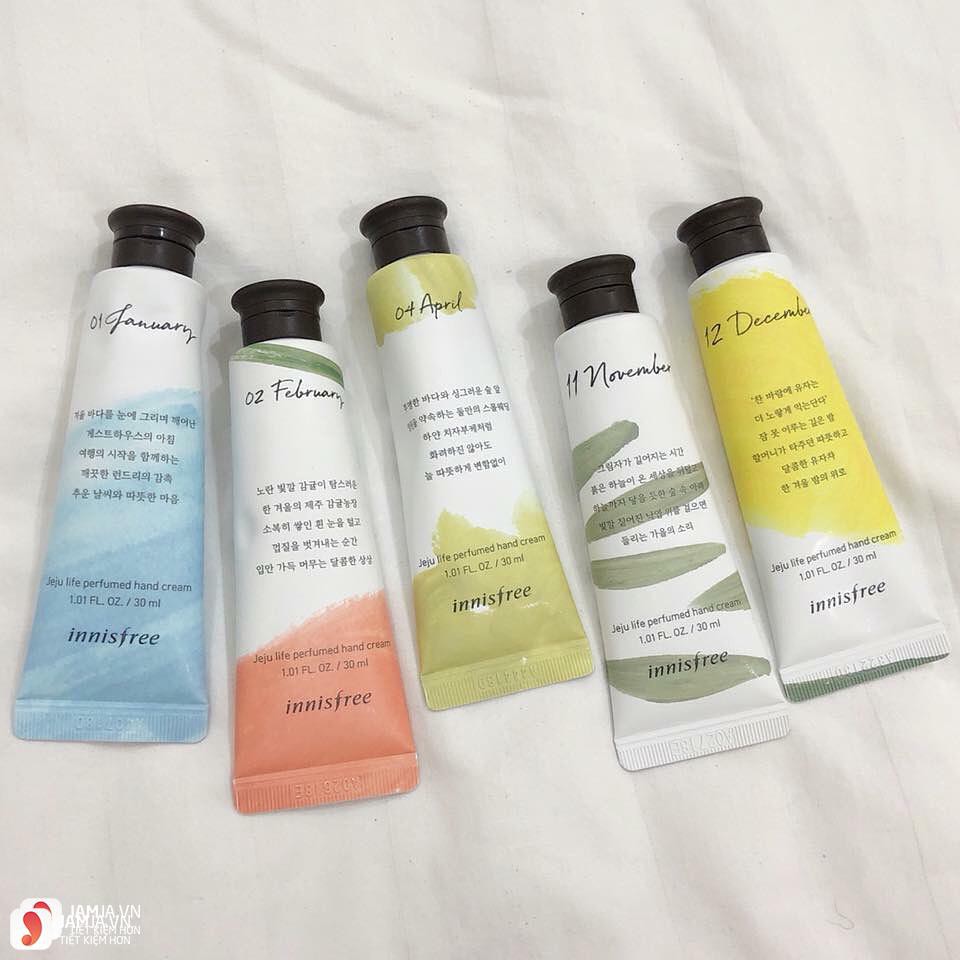 Kem Dưỡng Da Tay Innisfree Jeju Life Perfumed Hand Cream 30ml