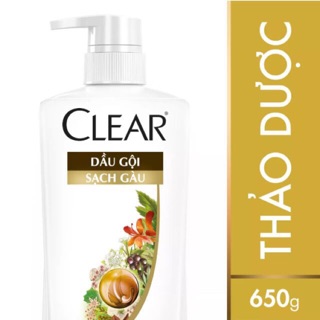 Dầu gội clear thảo dược (mẫu mới)