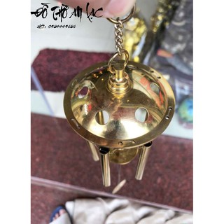 Chuông gió 6 ống bằng đồng 100% - đồ phong thủy cao cấp