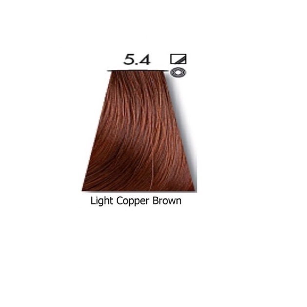 Thuốc Nhuộm Tóc Màu Nâu Đồng Light Copper Brown không cần tẩy hairdyecream