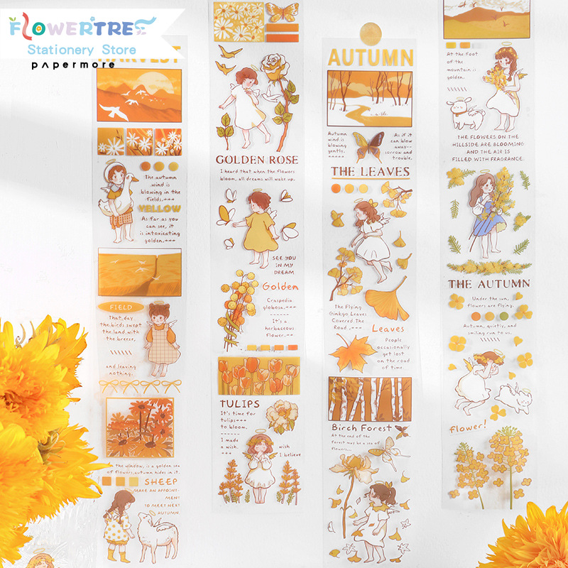 Flowertree 1 Sticker Dán Trang Trí Nhật Ký