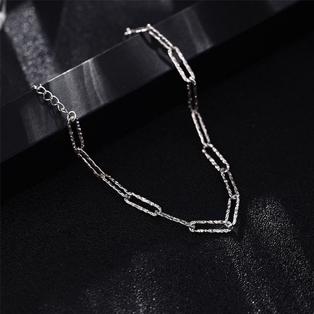 Lắc tay bằng đồng mạ bạc đơn giản thanh lịch dành cho nữ