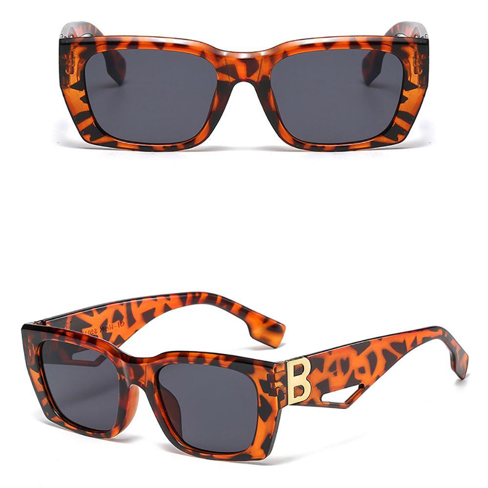 Kính Mát Gọng Vuông Chống Bức Xạ Phong Cách Hàn Quốc Thời Trang Cho Nữ