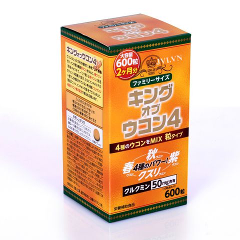 King Ukon – Viên uống chiết xuất nghệ, hỗ trợ bảo vệ niêm mạc dạ dày (600g)