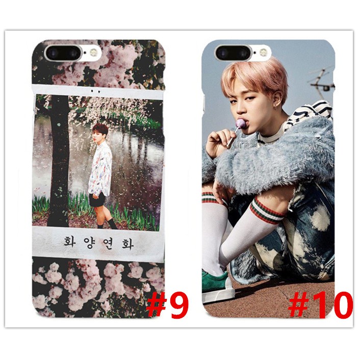 Ốp điện thoại nhựa cứng in hình ảnh KPOP BTS thời trang cho iPhone 5/5S/6/6S/6+/6S+/7/7+/8/8+/X Samsung S6 S7 edge