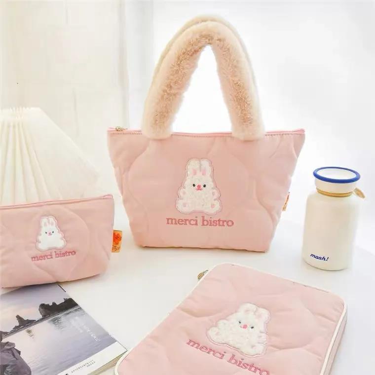 Túi Xách Đeo Vai Hình Thỏ Hoạt Hình Dễ Thương Phong Cách Nhật Bản 20 * 31