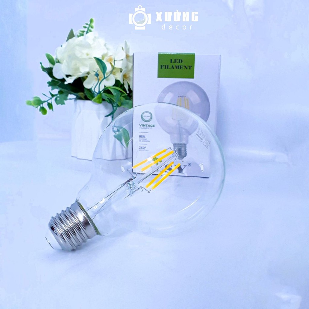BÓNG ĐÈN LED EDISON GIẢ SỢI ĐỐT G95 CAO CẤP [GIÁ CỰC SỐC]