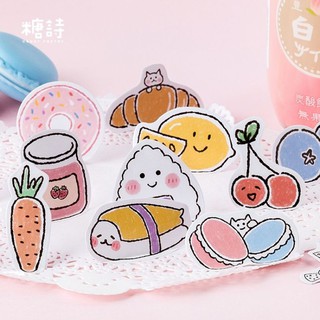 Set 45 sticker đồ ăn
