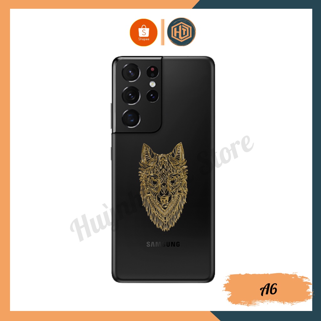 Miếng dán logo nhôm siêu mỏng trang trí điện thoại, laptop, máy tính bảng giá rẻ, chất lượng nhiều hình độc đáo