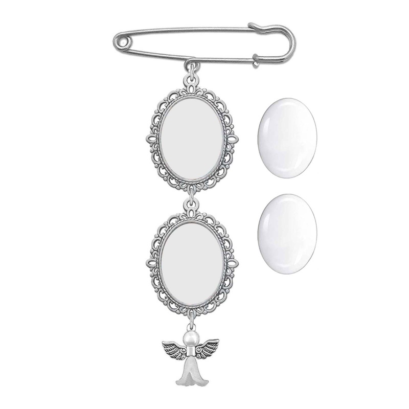 Ghim Cài Áo Hình Thiên Thần / Chú Rể / Bó Hoa Kỷ Niệm Giữ Kỉ Niệm Cho Mẹ / Bé