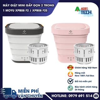 Máy giặt mini xiaomi gấp gọn 2 trong 1 moyu xpb08 f2 / xpb08 f2s