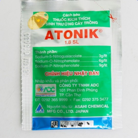 ATONIK 1.8SL - Thuốc kích thích nảy mầm, ra rễ, kích thích sinh trưởng cực mạnh gói 10ml