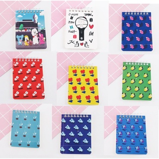 BTS - BT21 | Sổ tay lò xo kẻ dòng Notebook
