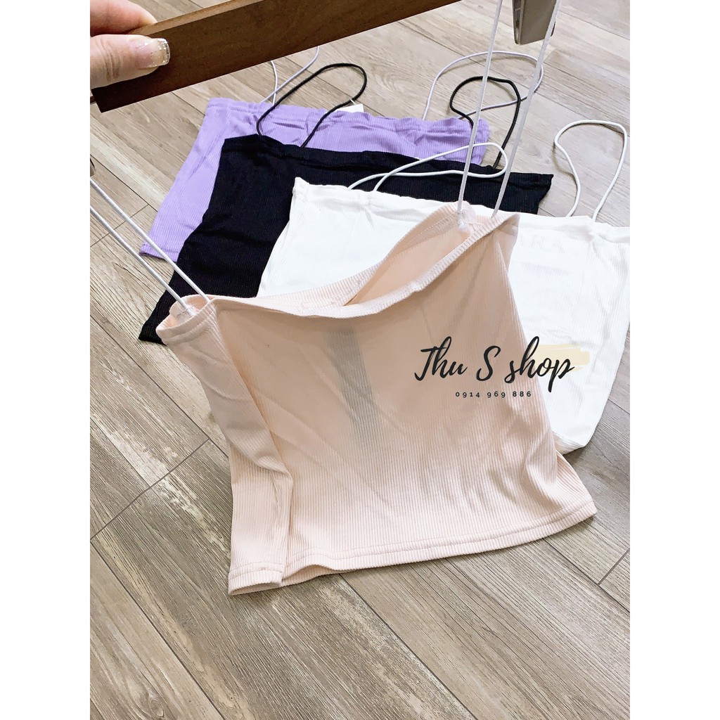 [Mã FAMANU83 giảm 10% đơn 0đ] Áo quây len tăm, áo 2 dây sợi mảnh | BigBuy360 - bigbuy360.vn