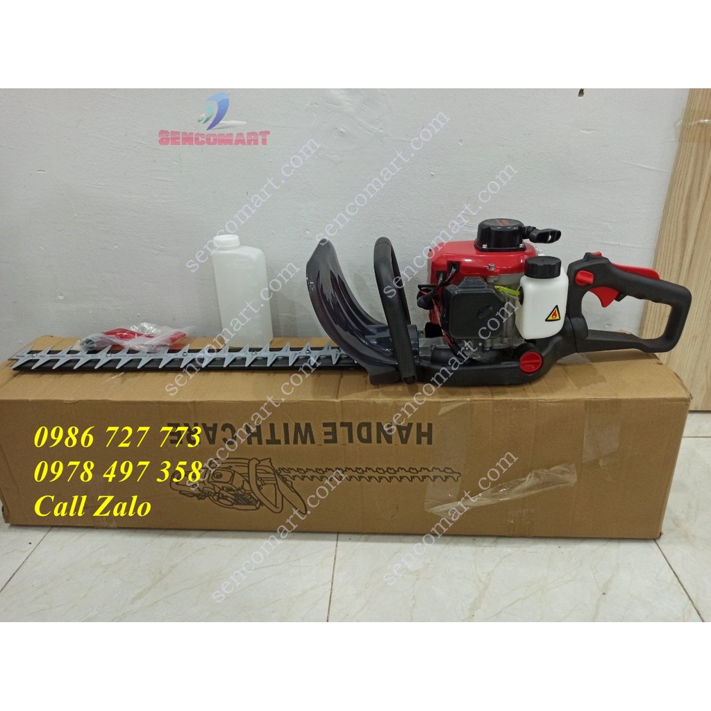 Máy tỉa hàng rào cây kiểng, bonsai tạo dáng cây cảnh chạy xăng lưỡi đôi siêu khỏe