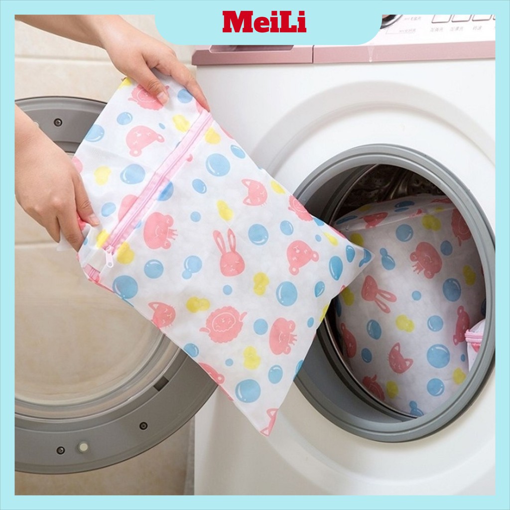 Bộ 5 túi lưới giặt đồ FREESHIPTúi bảo vệ quần áo khi giặt máy 5 kích thước khác nhau (MS02) (Tuyển Sỉ)
