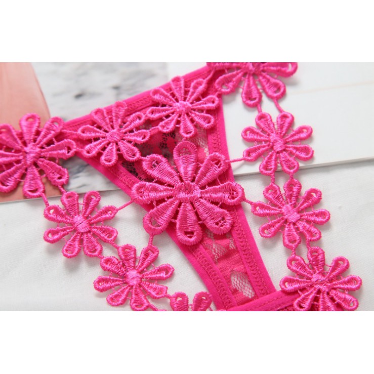 Quần lót sexy lọt khe nữ ren thêu hình hoa cao cấp trẻ trung, thoải mái, thoát mát (MS 03048) Anna Shop