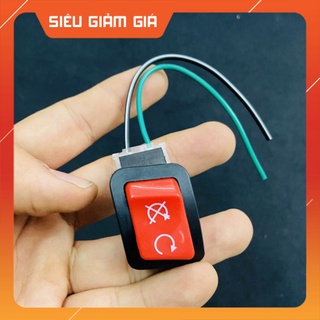[GIÁ TỐT] CÔNG TẮC ON-OFF ĐỎ GẮN XE MÁY CÂU THEO CHỨC NĂNG MÚN XÀI