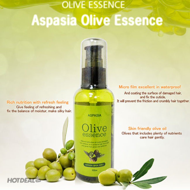 Dầu Dưỡng Tóc Olive Essence ASPASIA