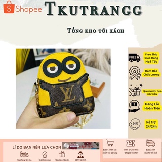 Túi đeo chéo mini, ví mini đựng tiền hình Minion cute ngộ nghĩnh dễ thương SPB45