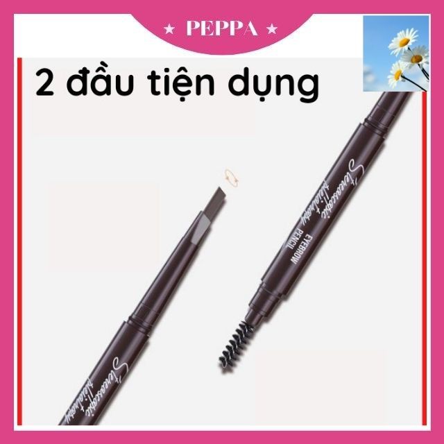 [HÀNG ĐẸP] Chì Kẻ Lông Mày Bền Màu Không Thấm Nước với 5 màu tuỳ chọn | BigBuy360 - bigbuy360.vn