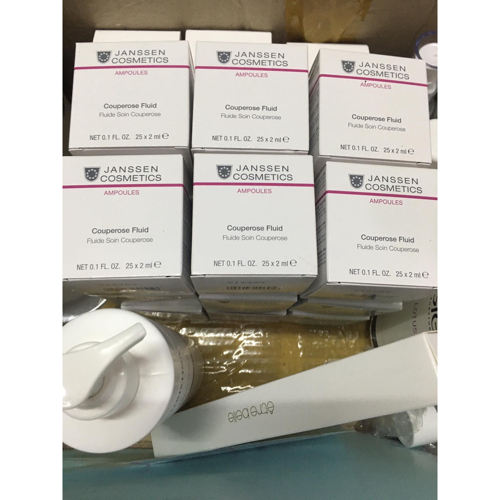 Tinh chất xử lý giãn mao mạch, phục hồi dưỡng ẩm cho làn da tổn thương - Janssen Cosmetics Couperose Fluid full