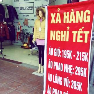 XẢ ÁO PHAO LÔNG VŨ ĂN TẾT MUA LẺ GIÁ SỈ