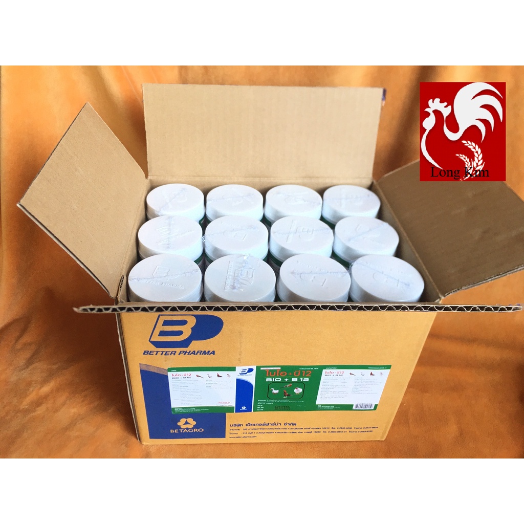1 THÙNG 24 HŨ BIO+B12 THÁI LAN ÚM GÀ CON, PH (Ò) NG B (Ệ) NH CHO GÀ ĐÁ, GÀ, VỊT, CHIM