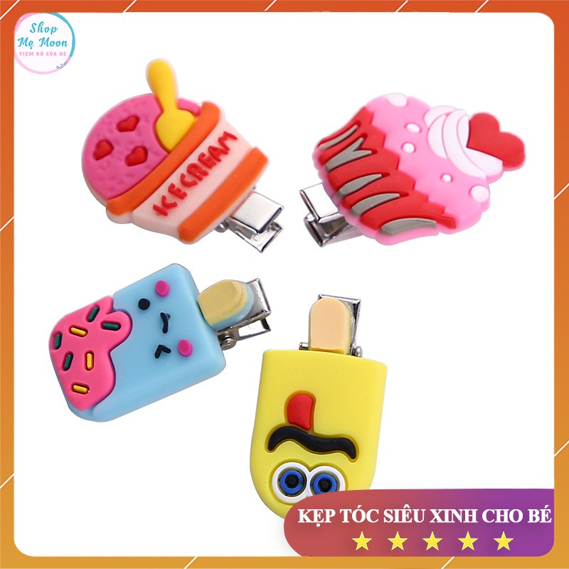 Set Kẹp Tóc Dễ Thương Thời Trang Dành Cho Bé Gái