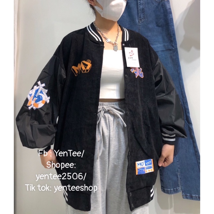 Áo khoác bomber (ảnh thật )