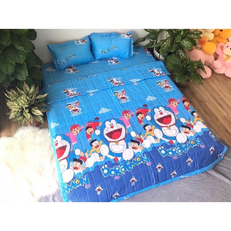[Xả Kho Giá Gốc ] Bộ ga gối Cotton Poly bo chun M6/M8 drap giường poly, ga trải giường kèm 2 vỏ gối | BigBuy360 - bigbuy360.vn