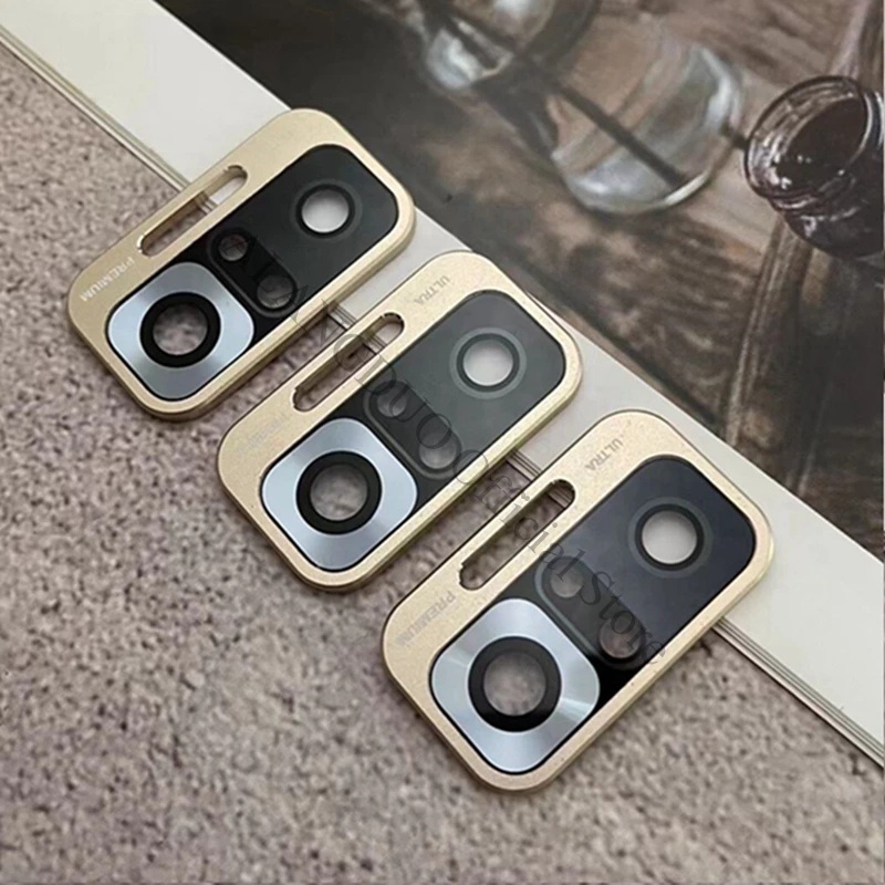 Ốp Điện Thoại Mặt Kính Viền Kim Loại Cho redmi note 10 Pro xiaomi redmi note 9 9S 9Pro POCO X3