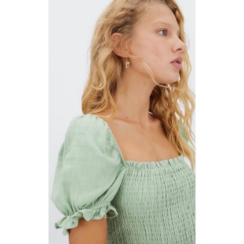 Đầm smocking stra