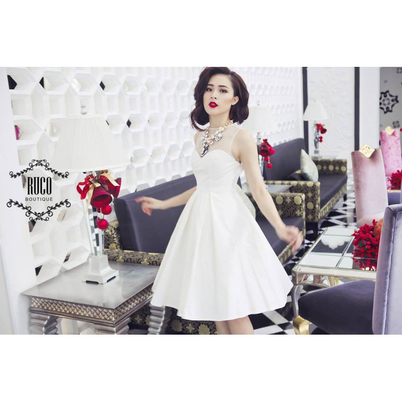 Đầm trắng công chúa tùng xếp li cực yêu D029 | BigBuy360 - bigbuy360.vn