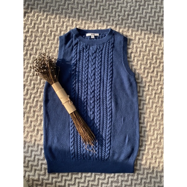 Áo ghile len vặn thừng