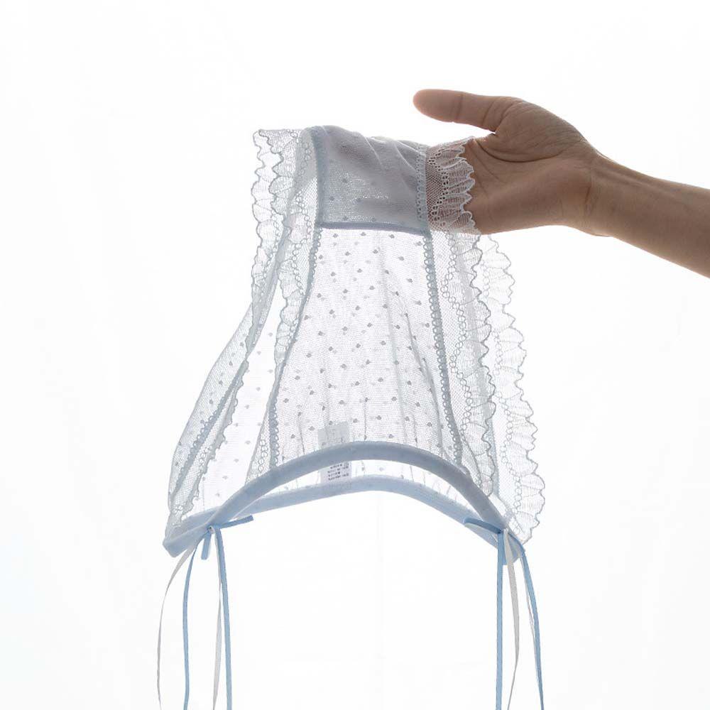 Quần Lót Cotton Phối Ren Lưới Co Giãn Phong Cách Hàn Quốc Dành Cho Nữ