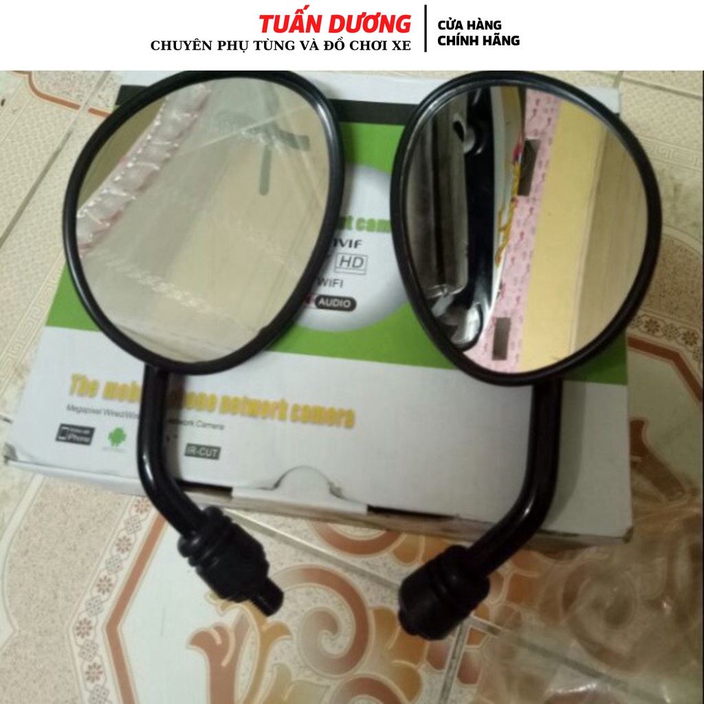 Gương chiếu hậu tai mèo hàng đẹp, gương trang trí thời trang lắp cho các loại xe