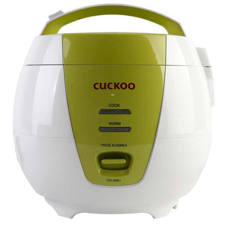 Nồi cơm điện nắp gài Cuckoo CR-0661-G dung tích 1 lít sản xuất Hàn Quốc, hàng chính hãng, bảo hành 24 tháng