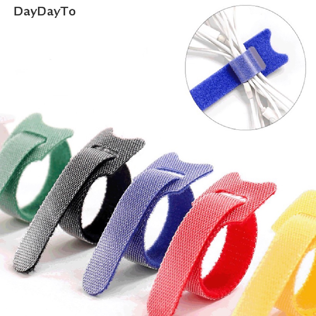 Set 10 Dây Quấn Dây Cáp Có Thể Tái Sử Dụng Tiện Lợi