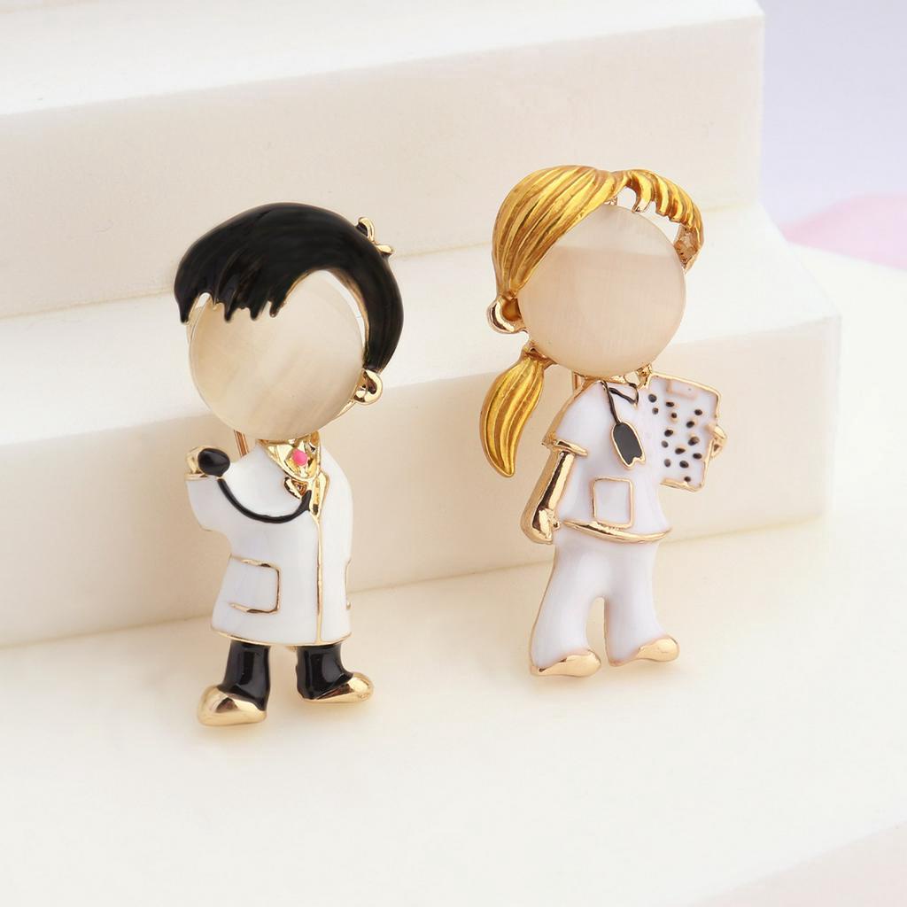 Trâm Cài Áo Bằng Hợp Kim Tráng Men Khảm Đá Opal Sáng Tạo Thời Trang