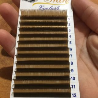 mi khay chất mink màu nâu tây giá chỉ 40k
