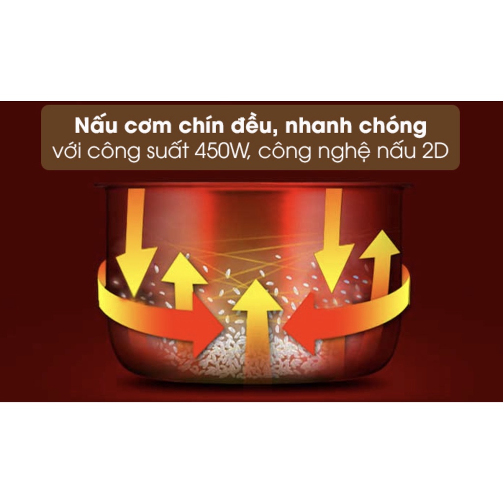 Nồi Cơm Điện Tử Sharp KS-COM08V-SL 0.72L – Hàng Chính Hãng
