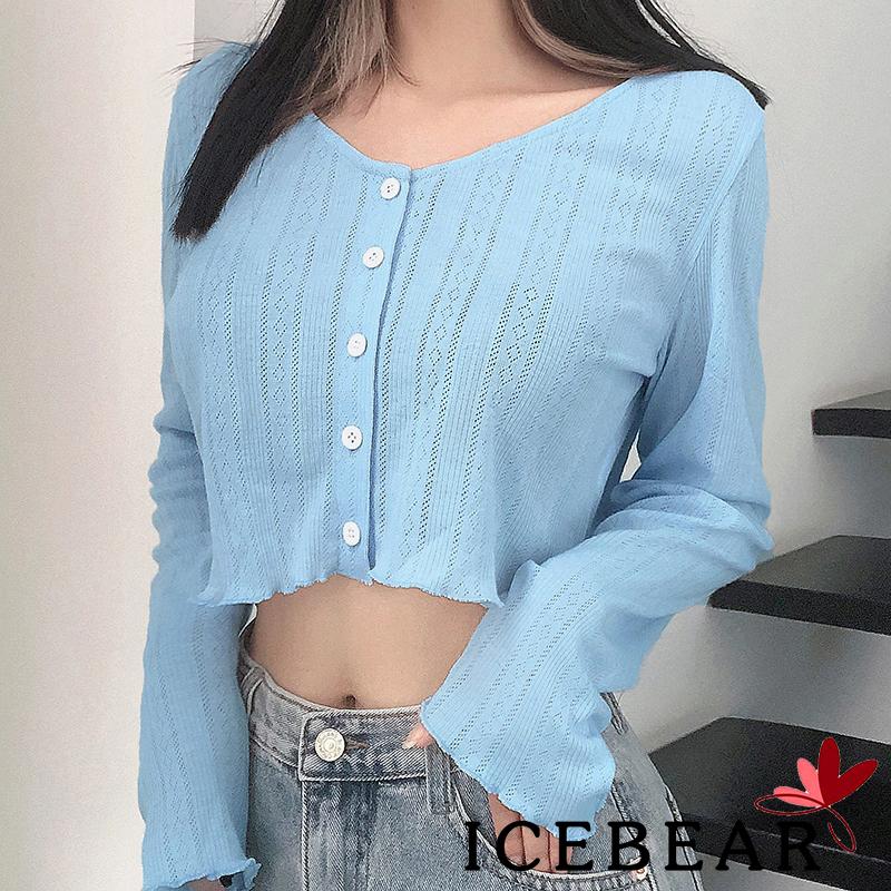 Áo Khoác Nữ Tay Dài Cổ Chữ V Thời Trang Quyến Rũ