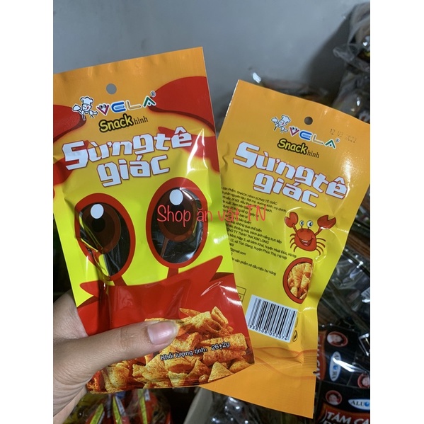 snack hình sừng tê giác