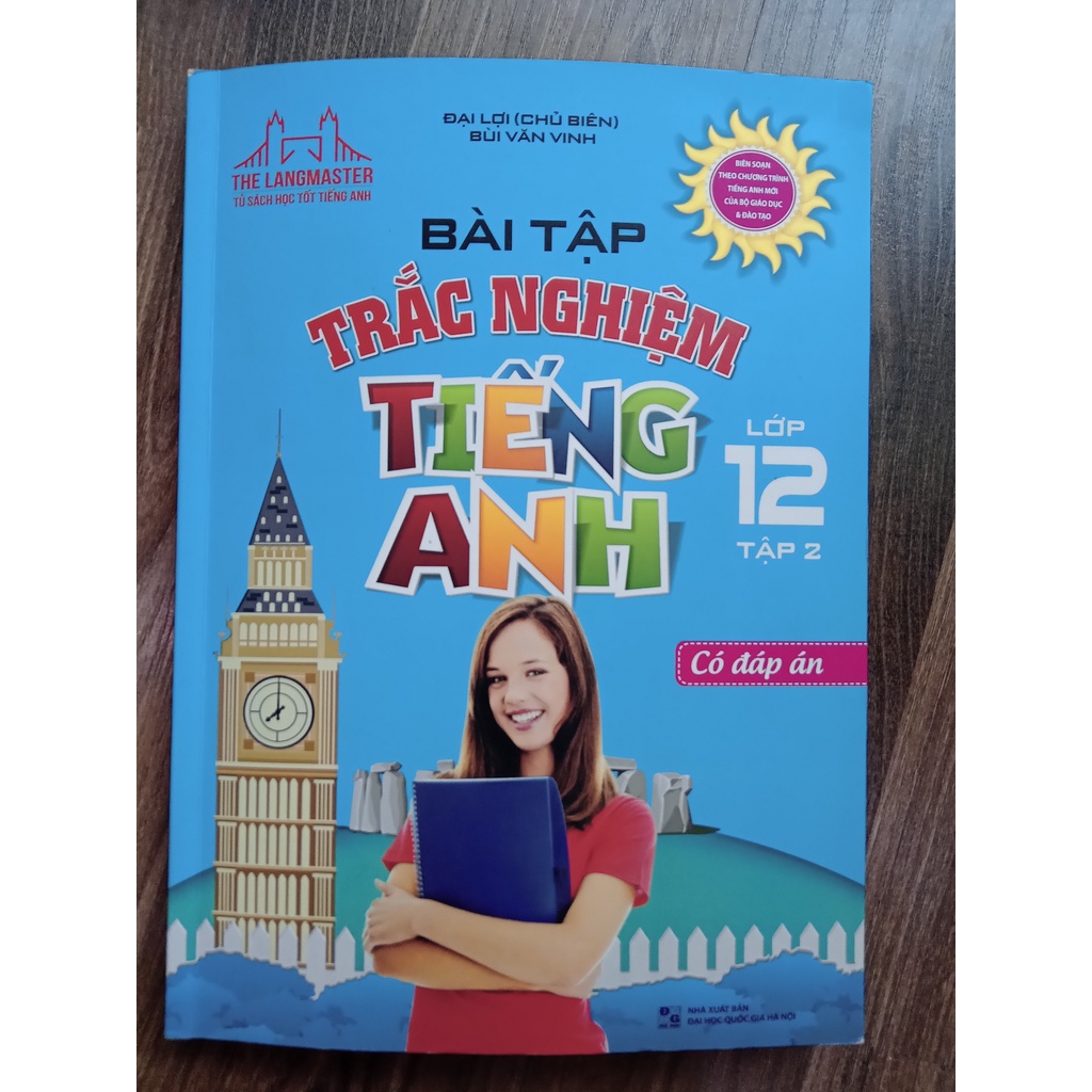 Sách - Bài tập trắc nghiệm tiếng Anh lớp 12 tập 2- Có đáp án