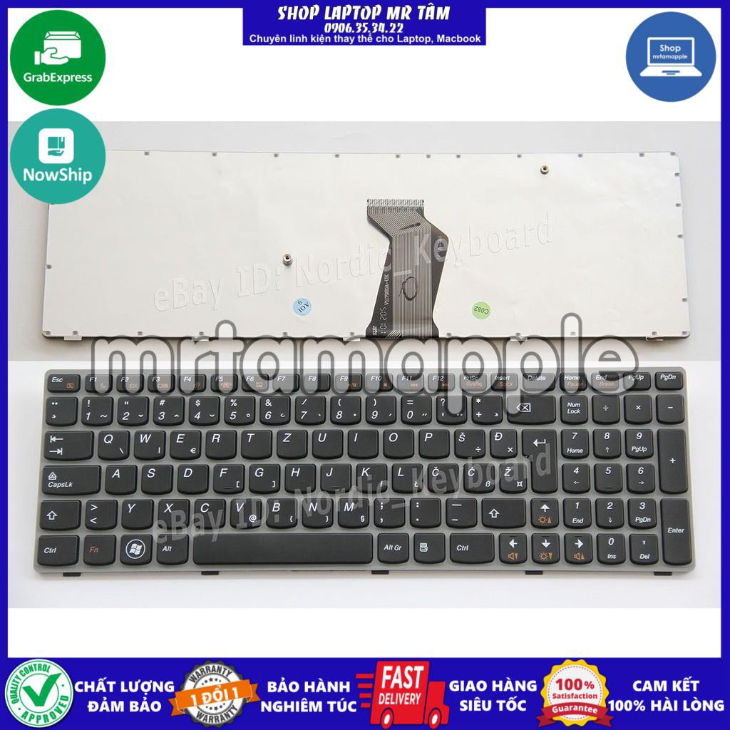 (KEYBOARD) BÀN PHÍM LAPTOP LENOVO Z570 dùng cho Ideapad Z570 Z575 B570 B575 B590 V570 Y570 Y570N