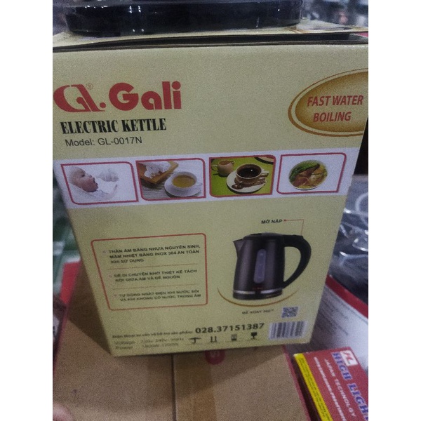 Bình đun siêu tốc Gali cao cấp