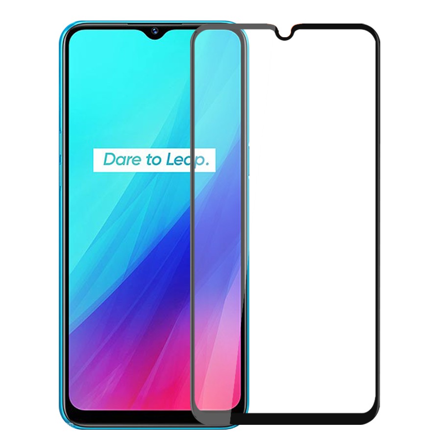 Kính Cường Lực 11D Xiaomi Realme C3 Full Màn Đen MIETUBL
