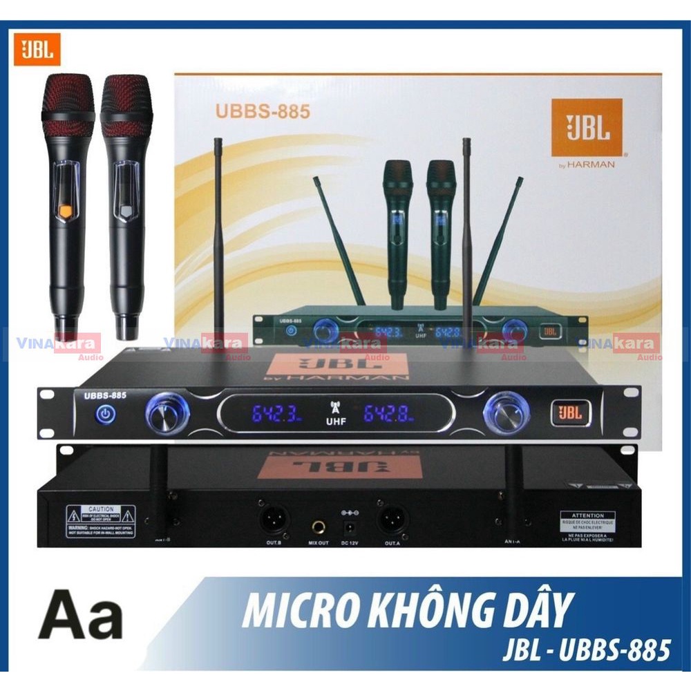 Micro không dây J.BL UBBS-885 , chất âm hay, hát nhẹ, hàng nhập khẩu cao cấp