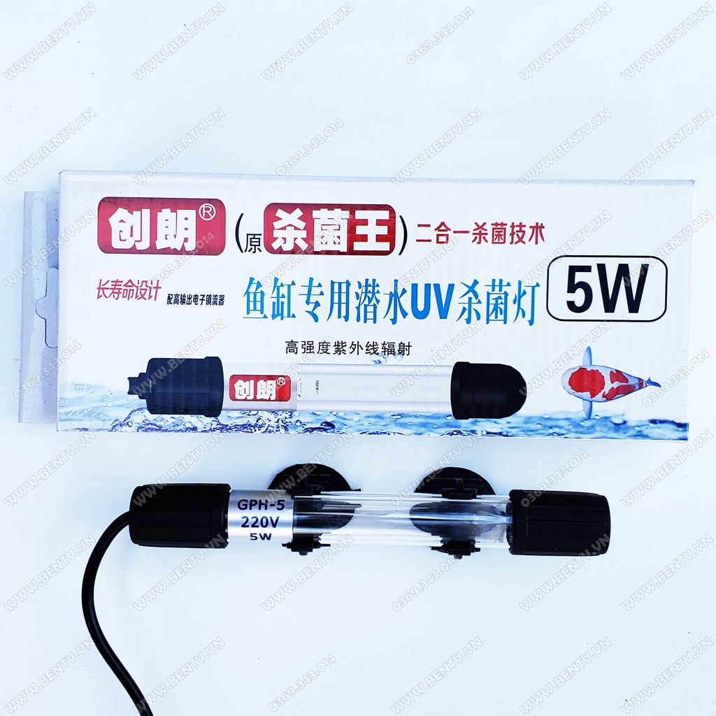 Đèn UV Diệt Tảo Diệt Khuẩn 5W/7W/9W/11W/13W
